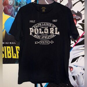 Polo by Ralph Lauren Black Graphic Tee